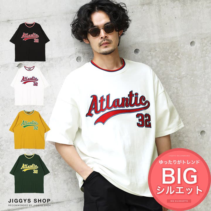 tシャツ フェルトロゴ刺繍Tシャツ レディース メンズ antiqua tシャツ フェルトロゴ刺繍Tシャツ レディース メンズ