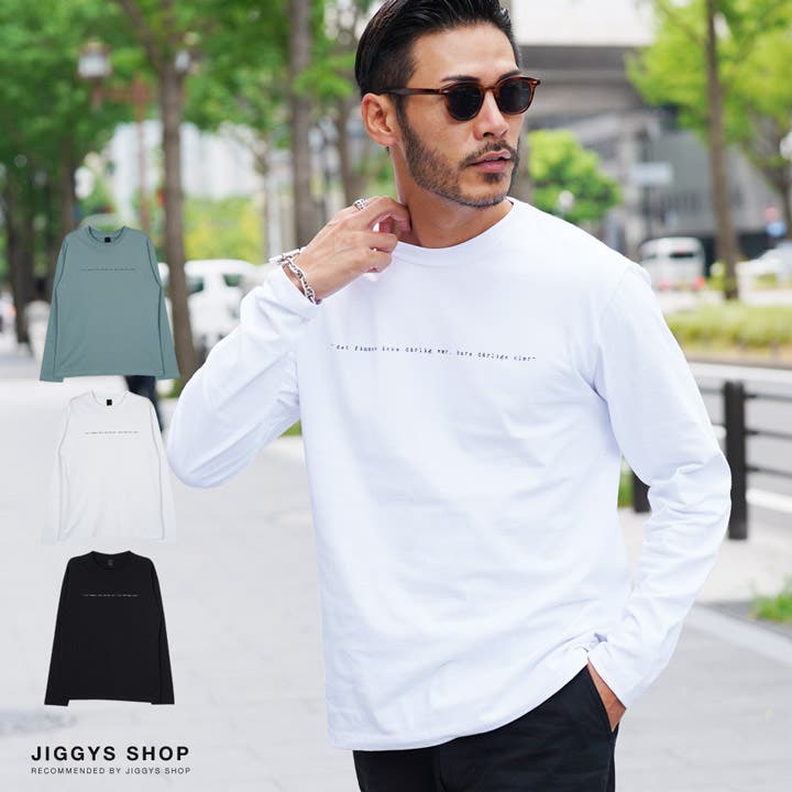 ◇メッセージロンT◇ロゴ プリント ロンT[品番：JG000014047]｜JIGGYS