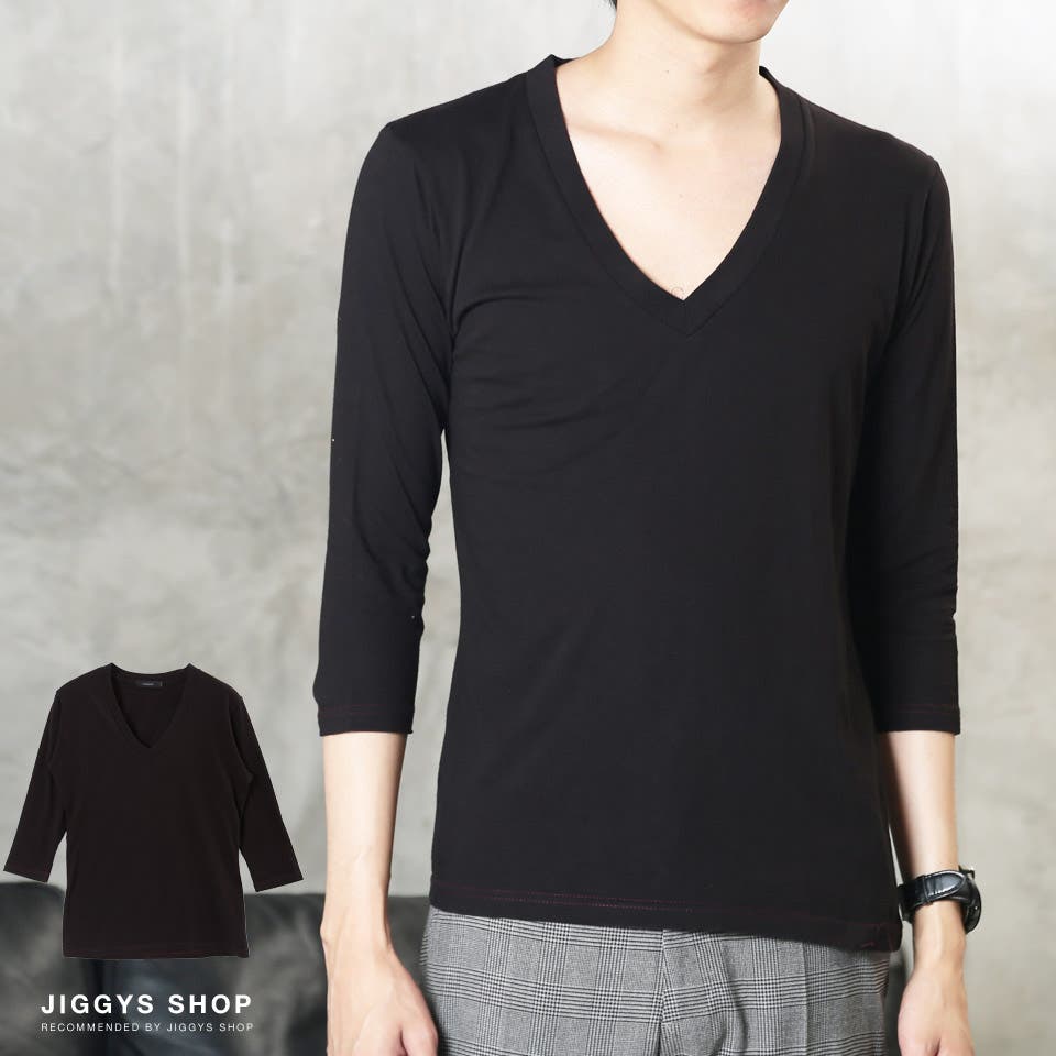 RUNSEOKJIN VネックTシャツ　Mサイズ トレカ付き 公式[RUNSEOKJIN in JAPAN] V-NECK S/S T-SHIRT (BLUE) Tシャツ