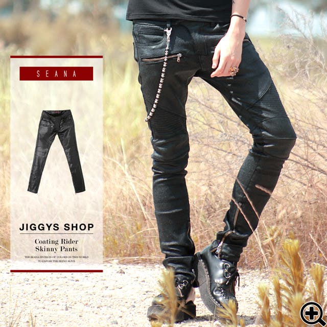 archive seana コーティングデニムジャケット ◇SEANA コーティングトラックジャケット◇ジージャン ヴィジュアル系