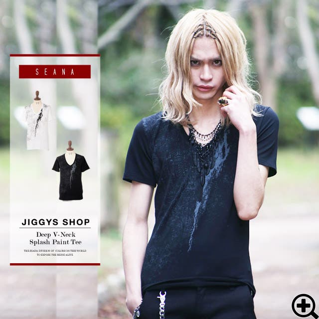 Differently スプラッシュペイントTシャツ メンズS s-2-256-m1.jpg