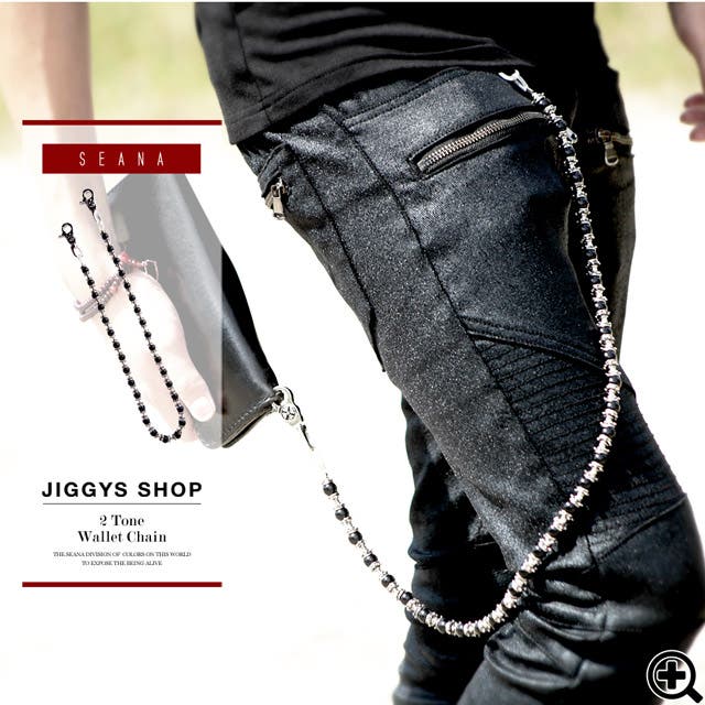 ◇SEANA(シーナ) 2ストーンウォレットチェーン◇[品番：JG000007002