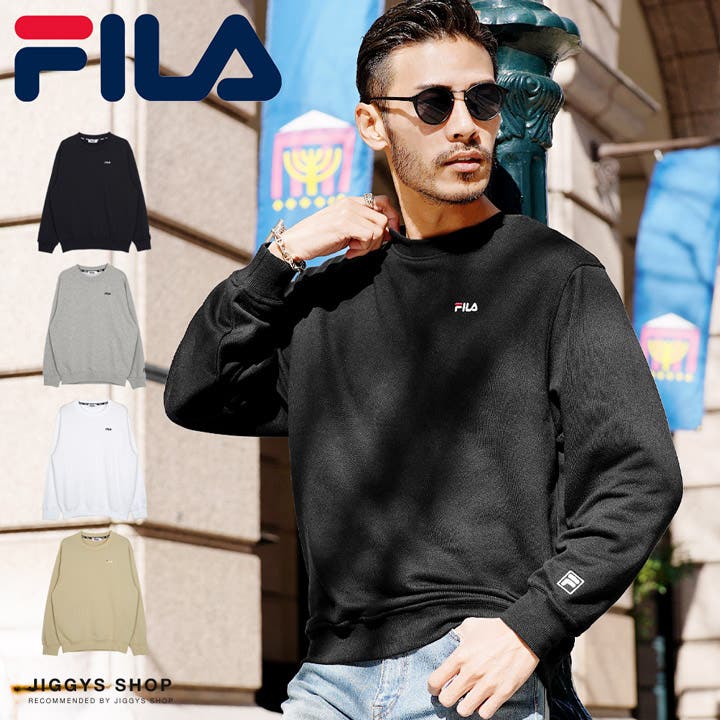 ◇FILA(フィラ)FILA 裏毛ワンポイント トレーナー◇[品番：JGSM0000048