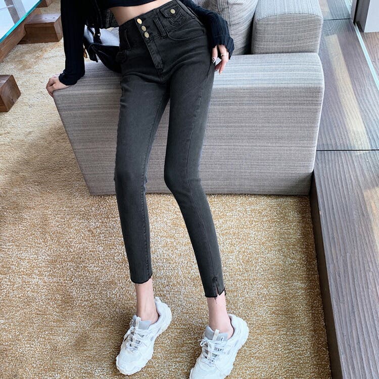 デニムパンツ 全2色 カットオフ[品番：JSFW0008295]｜JS FASHION