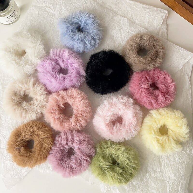 ふわふわ ファーヘアゴム 全13色[品番：JSFW0014631]｜JS