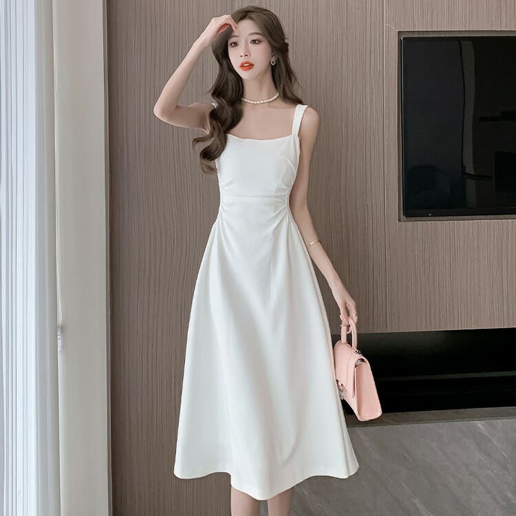 ワンピース Aライン 全2色[品番：JSFW0013785]｜JS FASHION
