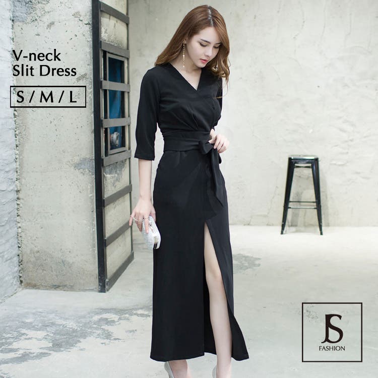 極美品】PLEATS PLEASE ノースリーブ ロングワンピース スリット