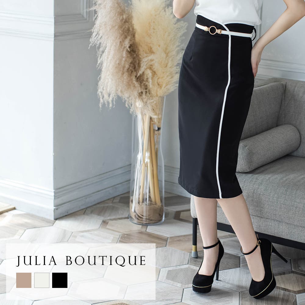 Gypsohilaフリンジデザイン ブラックタイトスカート 5552085_sub03_LL.jpg