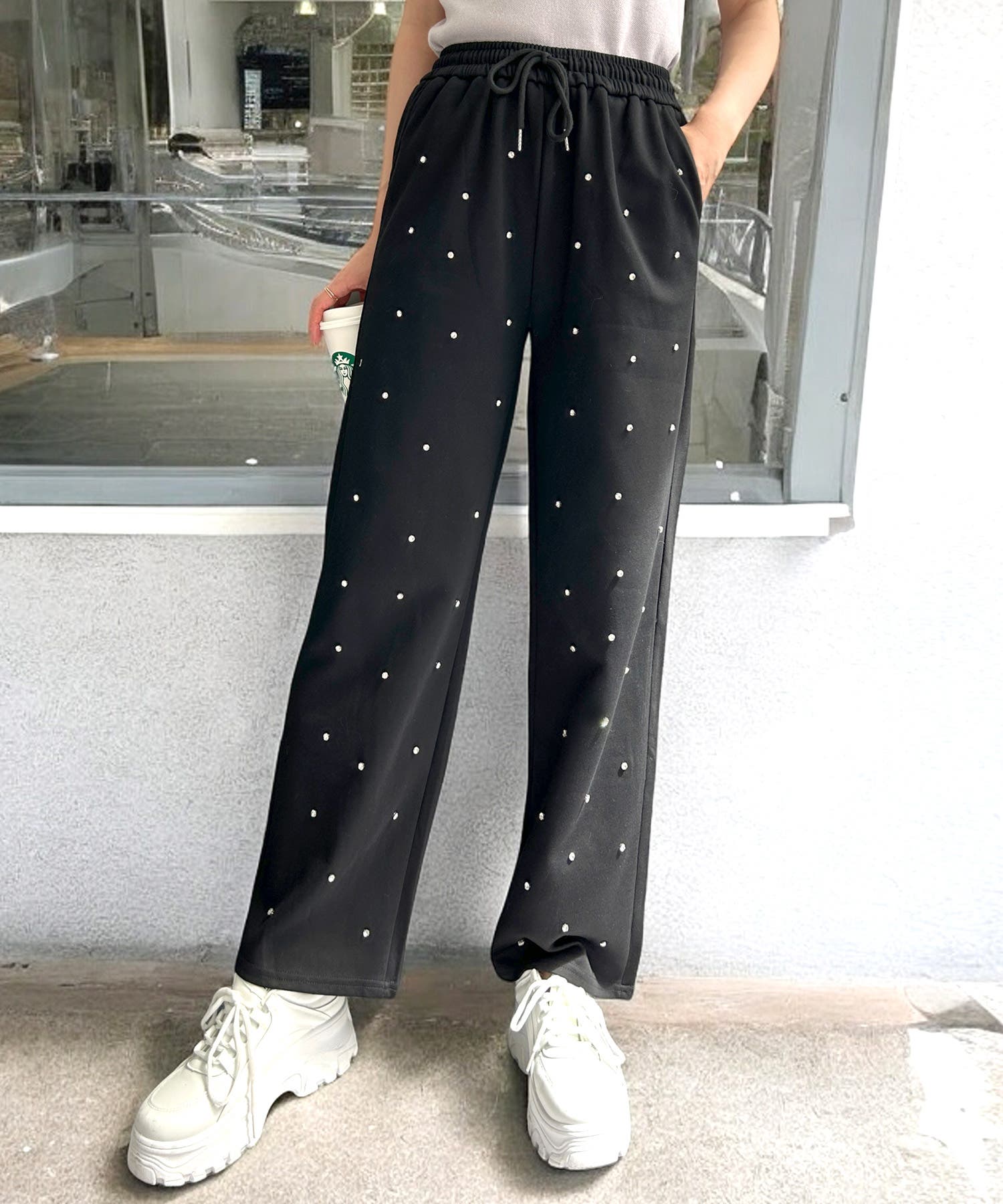 TOP SHOP！ビジュースウェット♡ 楽天市場】ビジュースウェット ☆ ビジュー スウェット 綿100