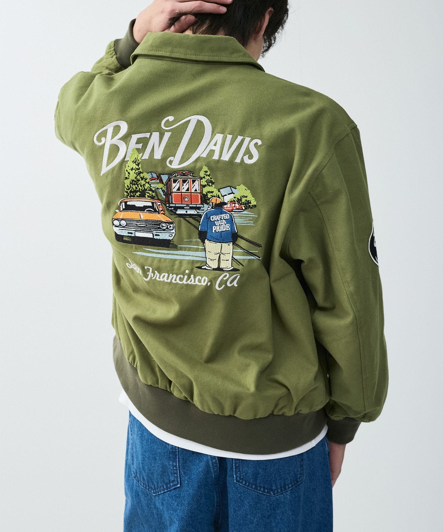 BENDAVIS別注】j.n.r.d/バック刺繍ブルゾン[品番：JRDM0047867