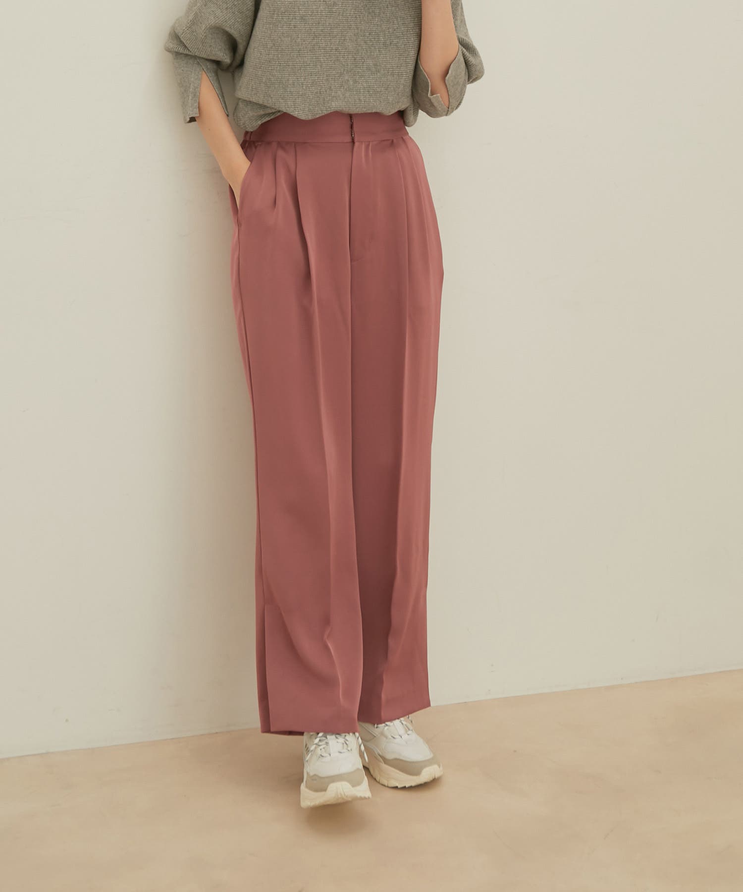 House on the hill  red stripe パンツ　サイズ90 Pants (Navy Stripe) | House on the Hill