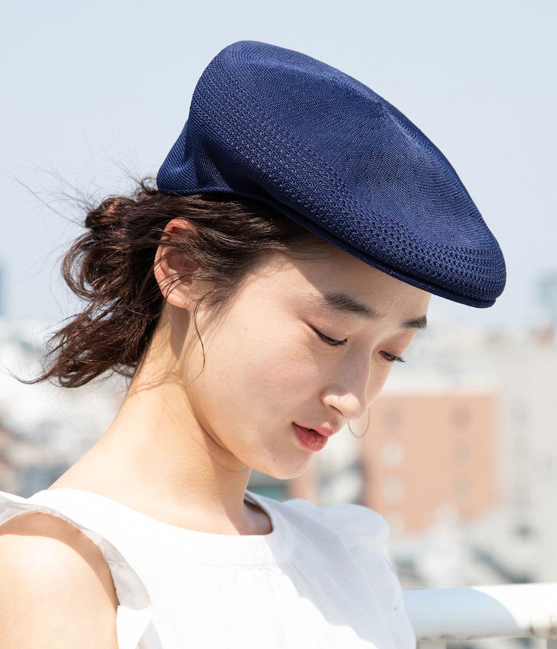 KANGOL ベレー帽 紺色 KANGOL 帽子 ベレー帽 CORD HAWKER レディース メンズ