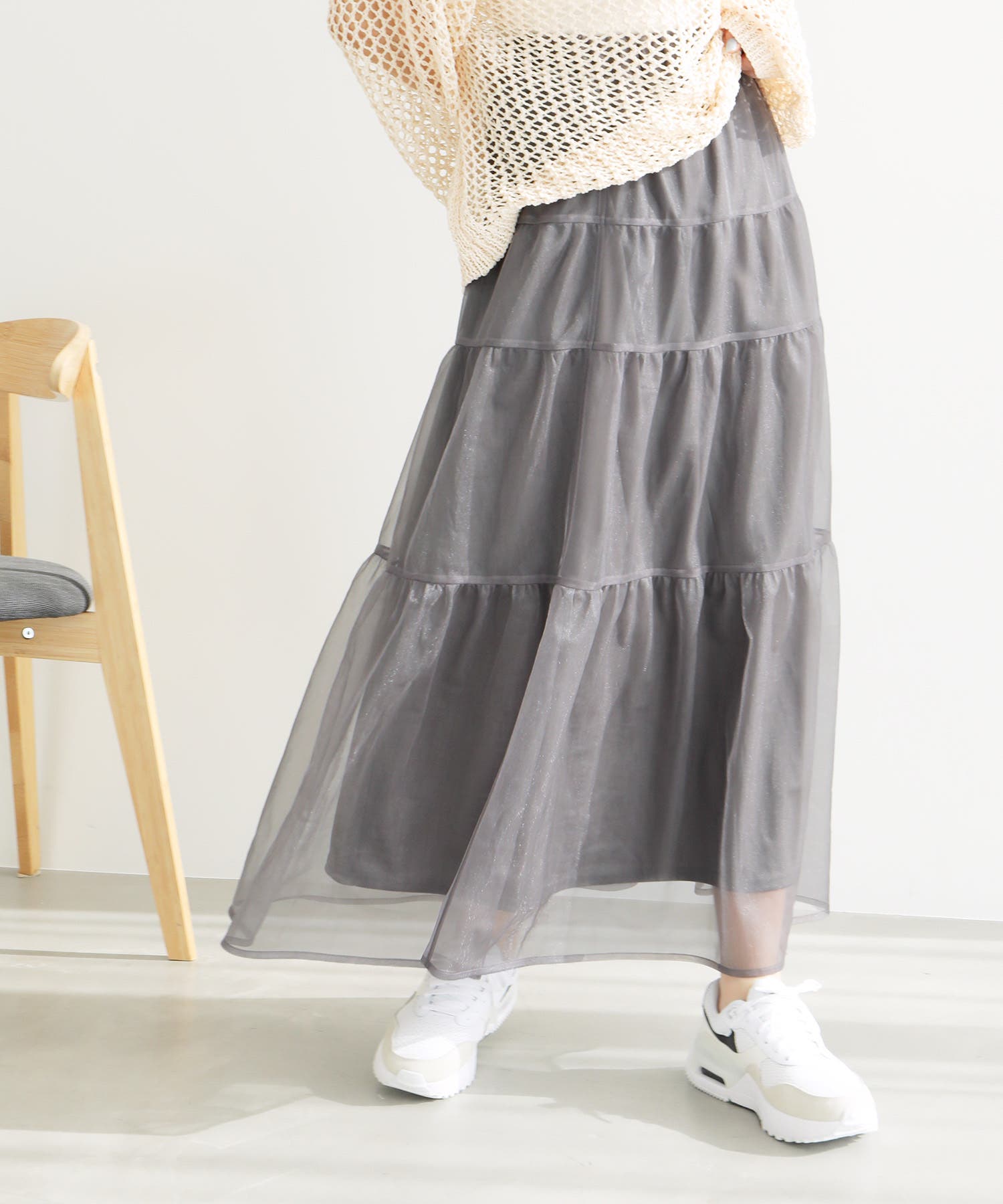 ティアードチュールスカート[品番：RPCW0042197]｜ROPE' PICNIC（ロペ