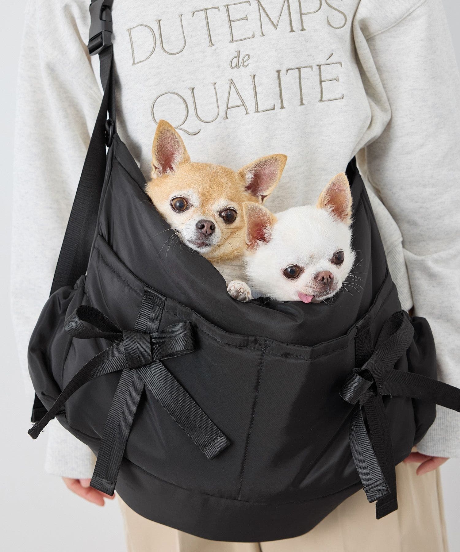 DOG】【Casselini/キャセリーニ別注】リボンキャリーバック[品番
