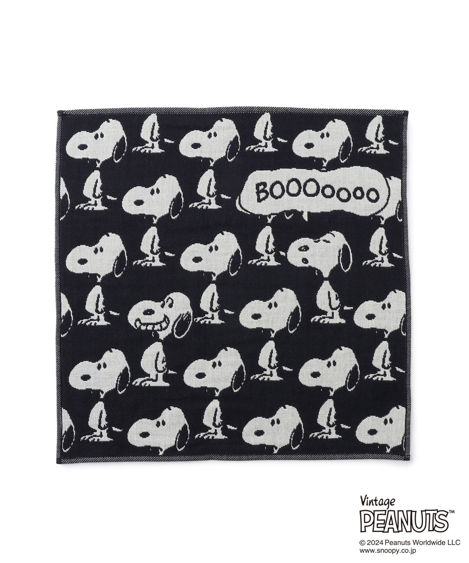 SNOOPY/スヌーピー】モノクロ3重ガーゼガーゼハンカチ[品番