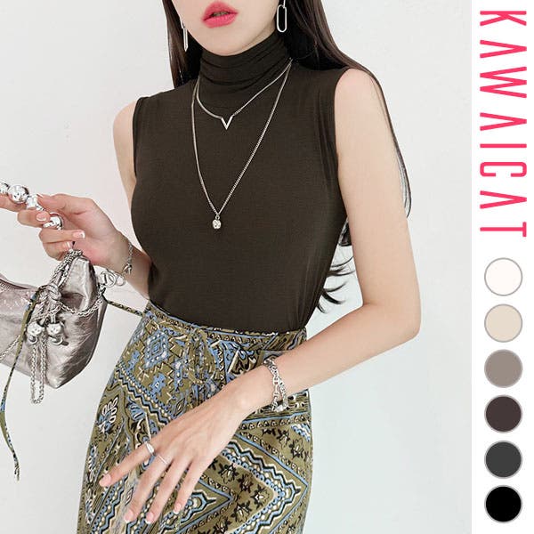 トップス euw nuancecolorgilet シースルーベアニットトップス[品番：MKSW0060833]｜GYDA