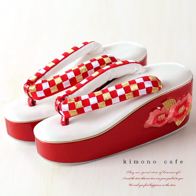 厚底 ヒール 草履[品番：KICW0002639]｜kimonocafe（キモノ