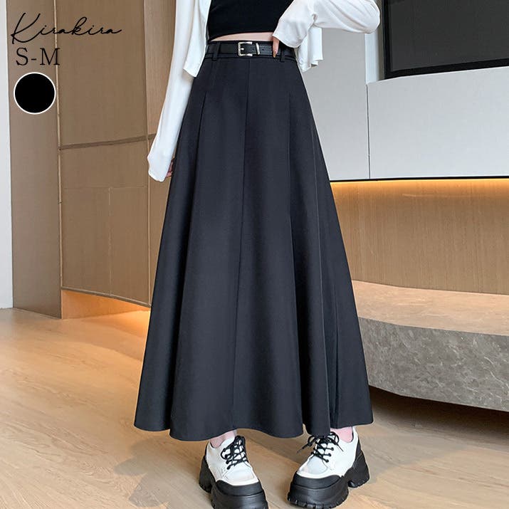 フレアロングスカート ボトムス ロングスカート[品番：IK000007911