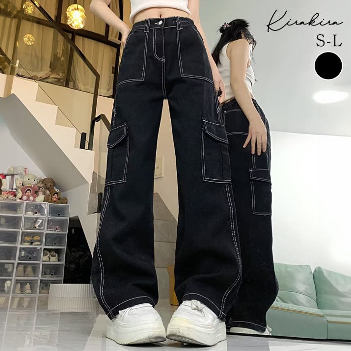 ステッチペインターカーゴパンツ ボトムス ペインターパンツ