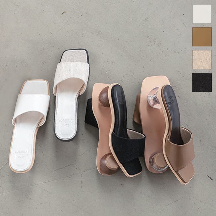 ボールヒールミュール [I2298] レディース[品番：KO000010484]｜KOBE