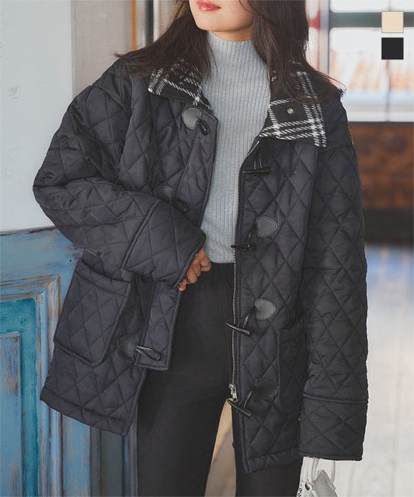 キルティングダッフルコート［K1365］[品番：KO000014971]｜KOBE