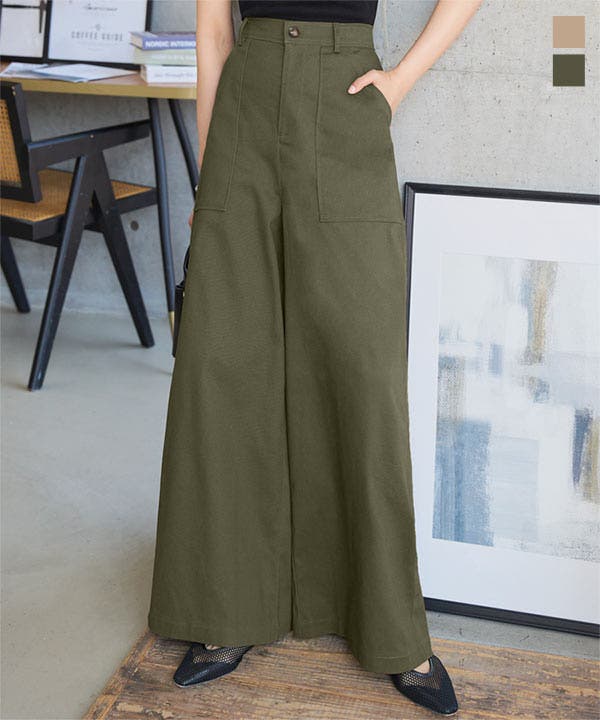 パンページ ベイカーワイドパンツ［M4243］[品番：KO000015400]｜KOBE