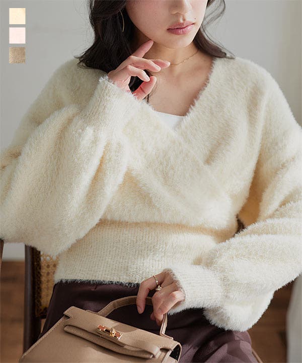 CLATHAS カシュクール ボーダー ニット CLATHAS - CLATHAS カシュクール ボーダー ニットの通販 by カナリア's