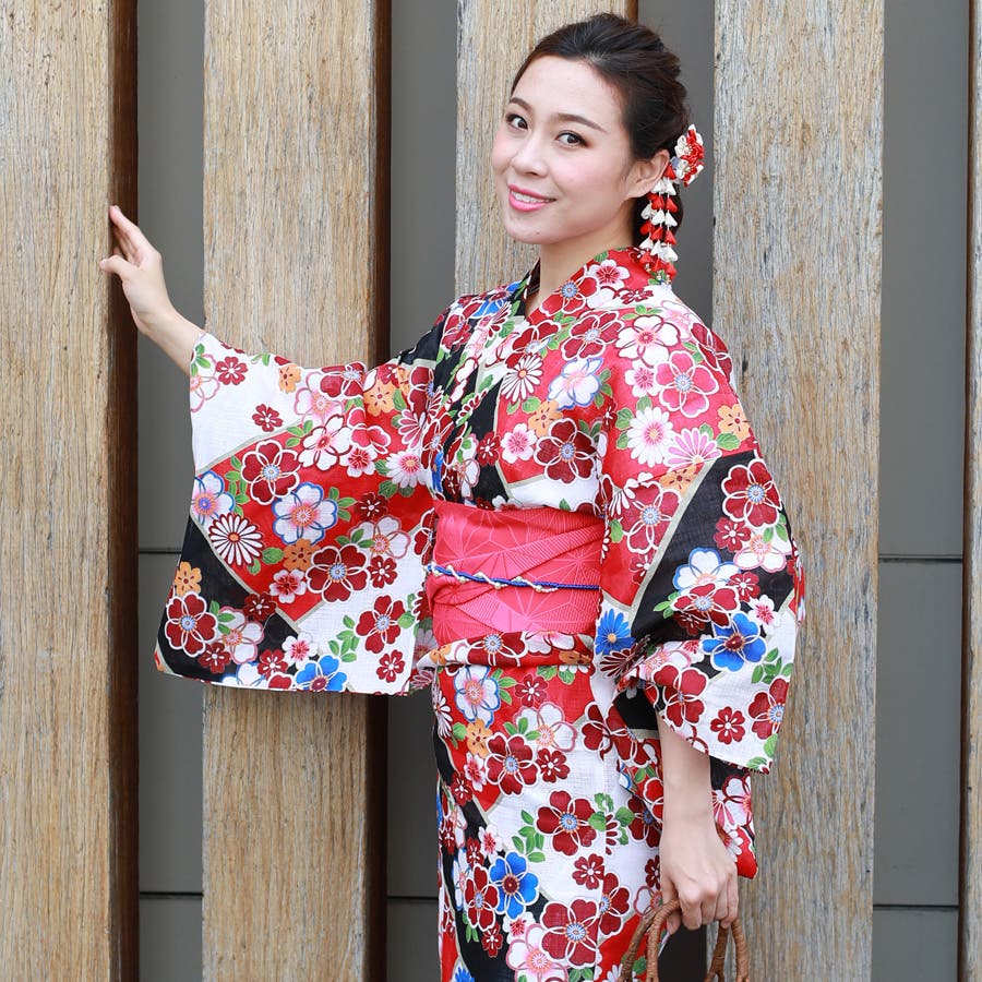 新品☆呉服屋♪粋な蝶々　ラメ入り　大人上品な夏着物　浴衣３点セット 浴衣セット オリジナル floro CoolPass| きもの館 創美苑