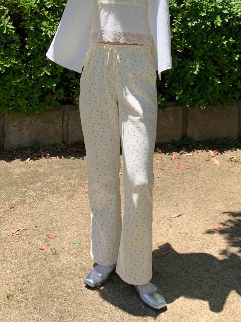 花柄 フレアパンツ[品番：LFTW0000303]｜SHOPLIST OUTLET