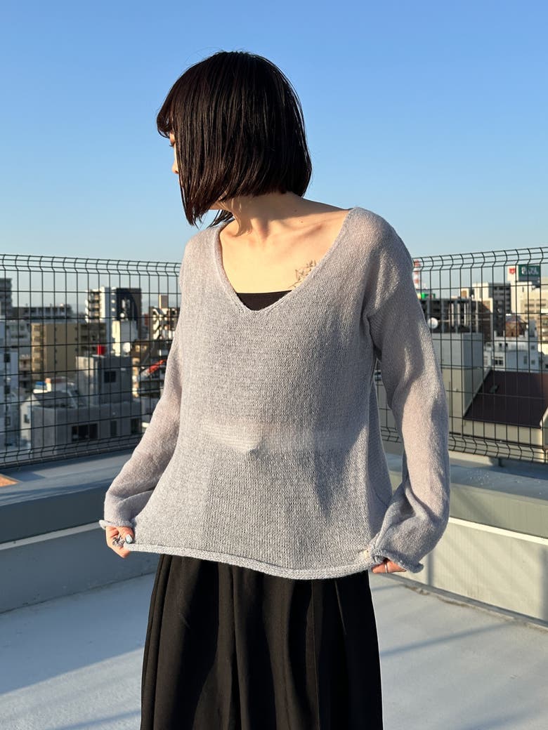 長袖 メッシュ サマーセーター[品番：LFTW0000027]｜SHOPLIST