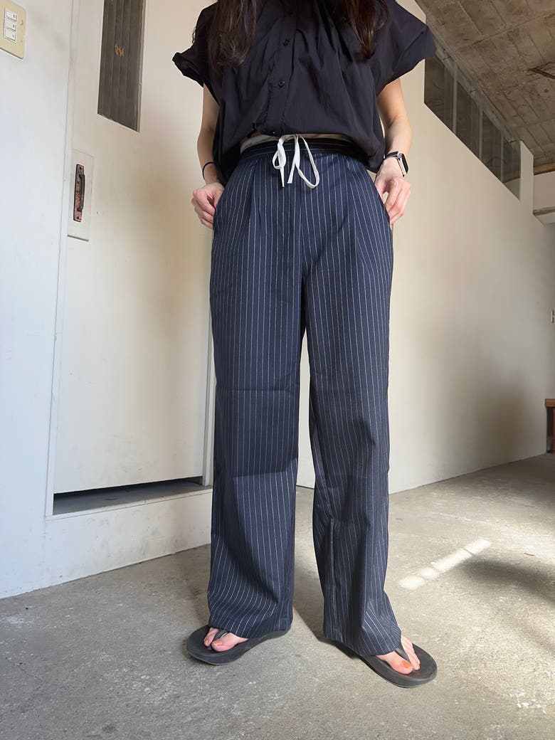 ウエスト配色ストライプパンツ[品番：LFTW0000404]｜SHOPLIST