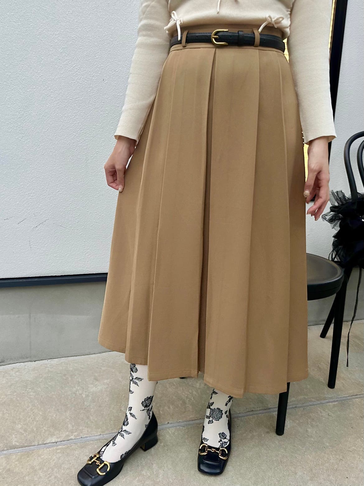 レディース パンツワイドパンツ ガウチョパンツ ハイウエスト
