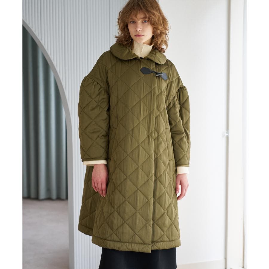 サテンキルティングコート[品番：LAVW0012137]｜LANVIN en Bleu