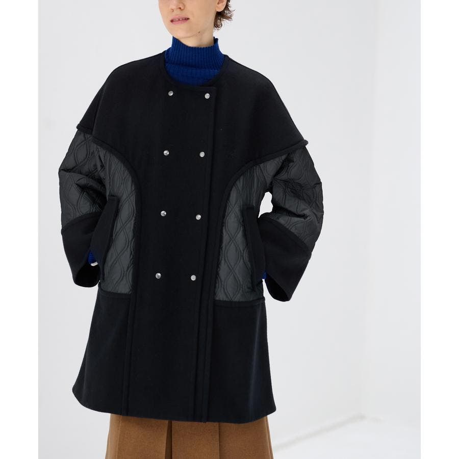 メルトンコンビキルティングコート[品番：LAVW0012271]｜LANVIN en