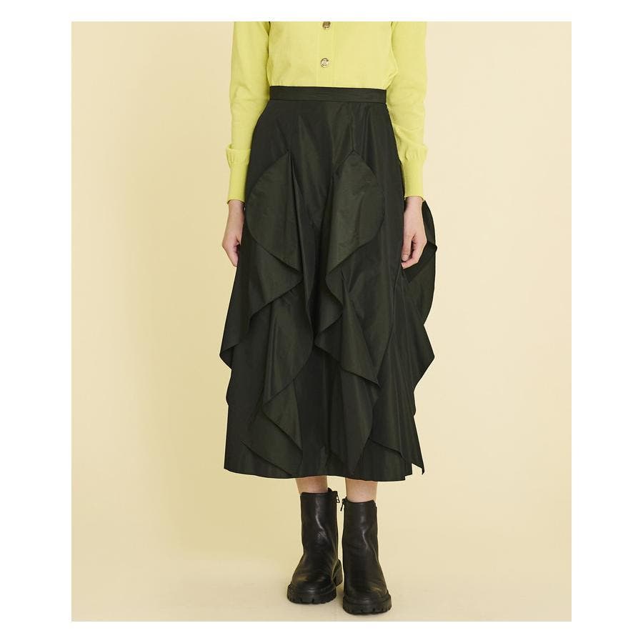 美品【LANVIN】2022ブロッキングスカート HEAT NAVI 36 美品【LANVIN】2022ブロッキングスカート HEAT NAVI 36 - メルカリ