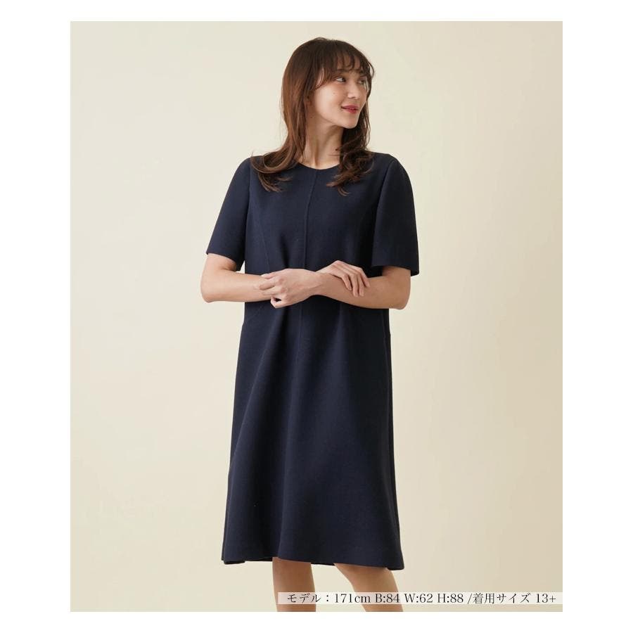 半袖ワンピース[品番：LAVW0014035]｜Leilian PLUS HOUSE
