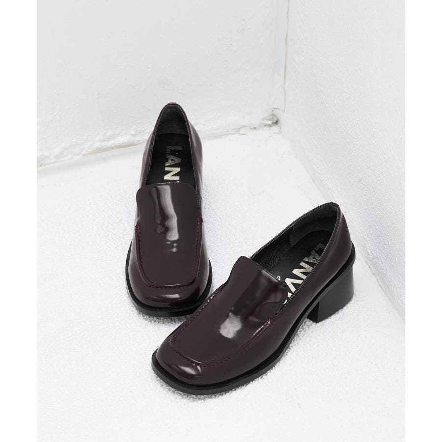 ✨美品✨ランバンオンブルー オペラ エナメルローファー ラメ ヒールオペラシューズ[品番：LAVW0010962]｜LANVIN en Bleu