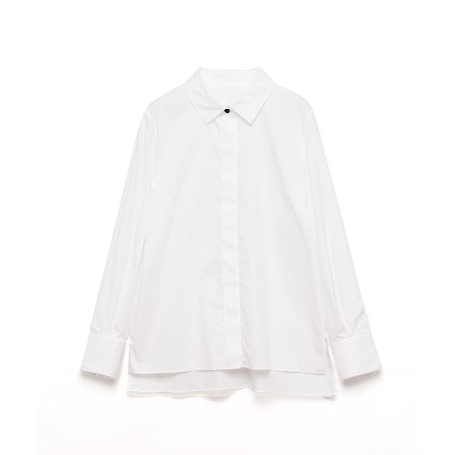 【美品】LANVIN PARIS　ボウタイ半袖ブラウス　グリーン　とろみ tops_130405_3a.jpg