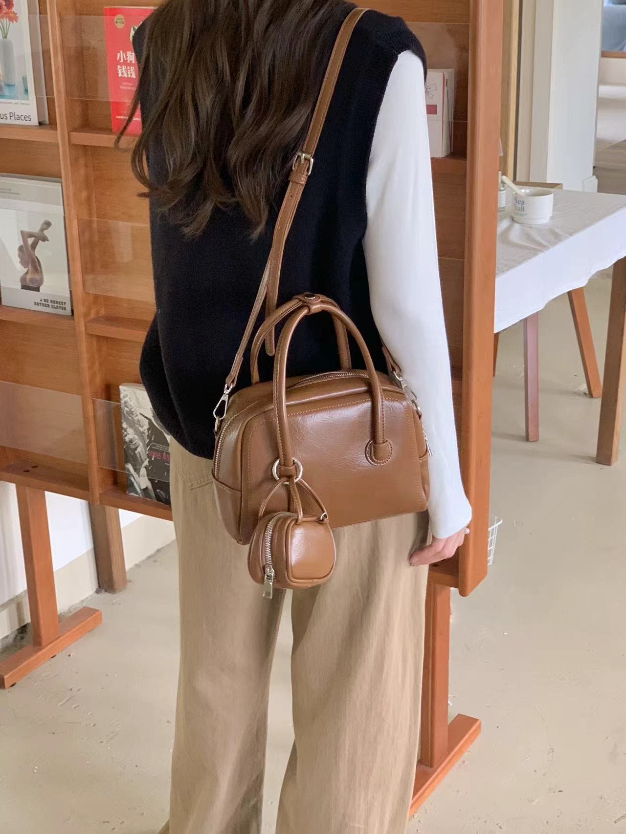 ミニポーチ付ボストンバッグ[品番：LPSW0010228]｜LETee（レティー）の