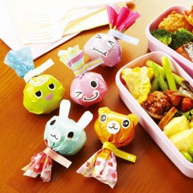 目玉おにぎりラップ おむすびラップ キャラ弁[品番：KRFH0046167