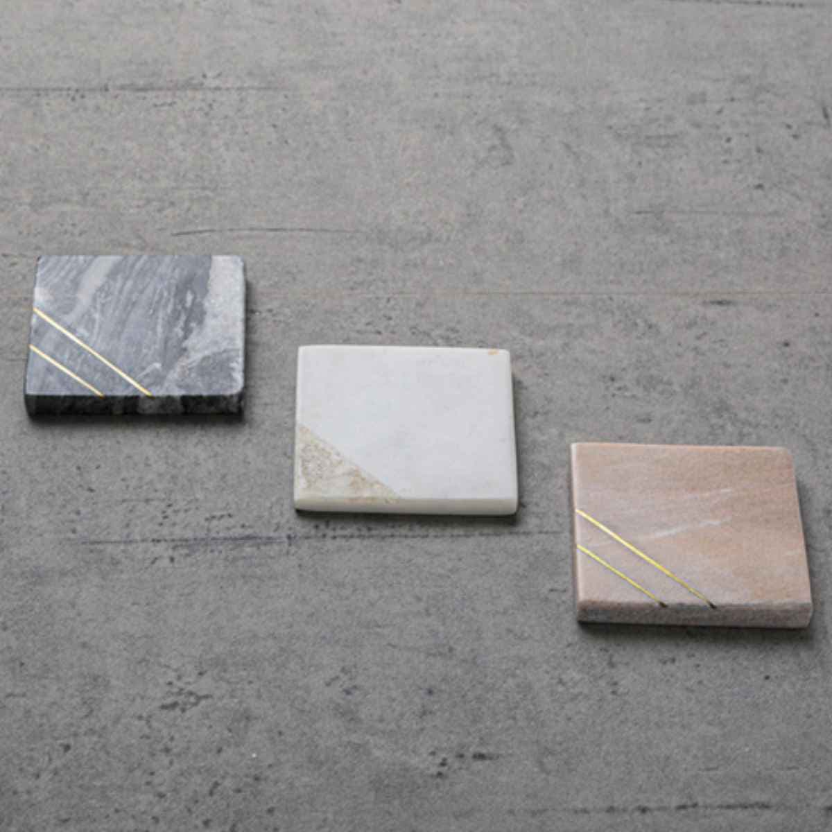 アクセサリートレー スクエアプレート 大理石風[品番：KRFH0042211