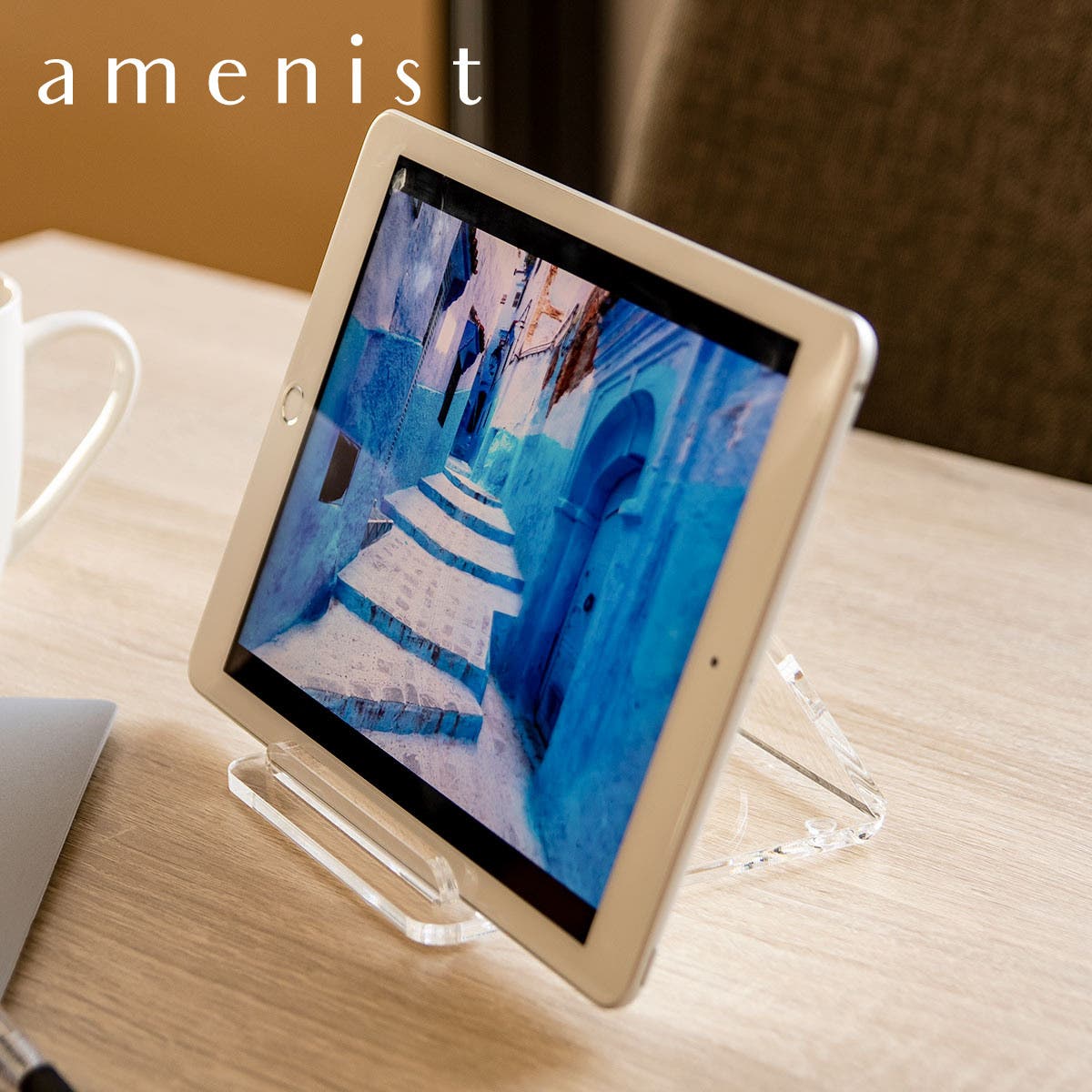 タブレットスタンド amenist アクリル製[品番：KRFH0026750]｜livingut