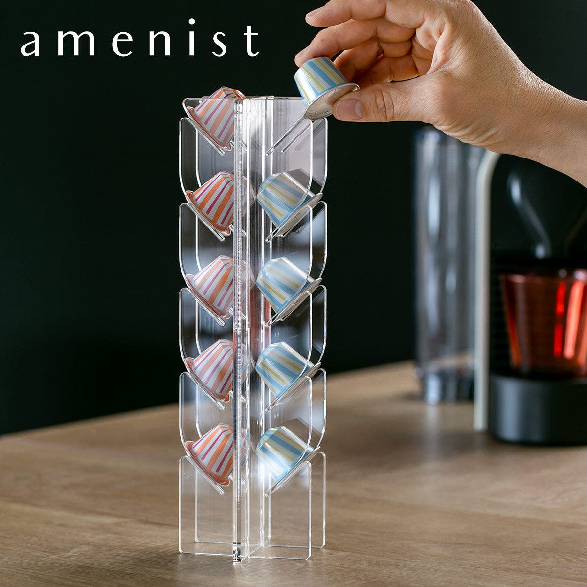 コーヒーカプセルスタンド ネスプレッソカプセルスタンド 10個収納