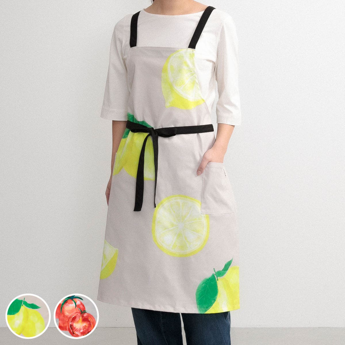 エプロン 果物 野菜[品番：KRFH0028070]｜livingut（リビングート