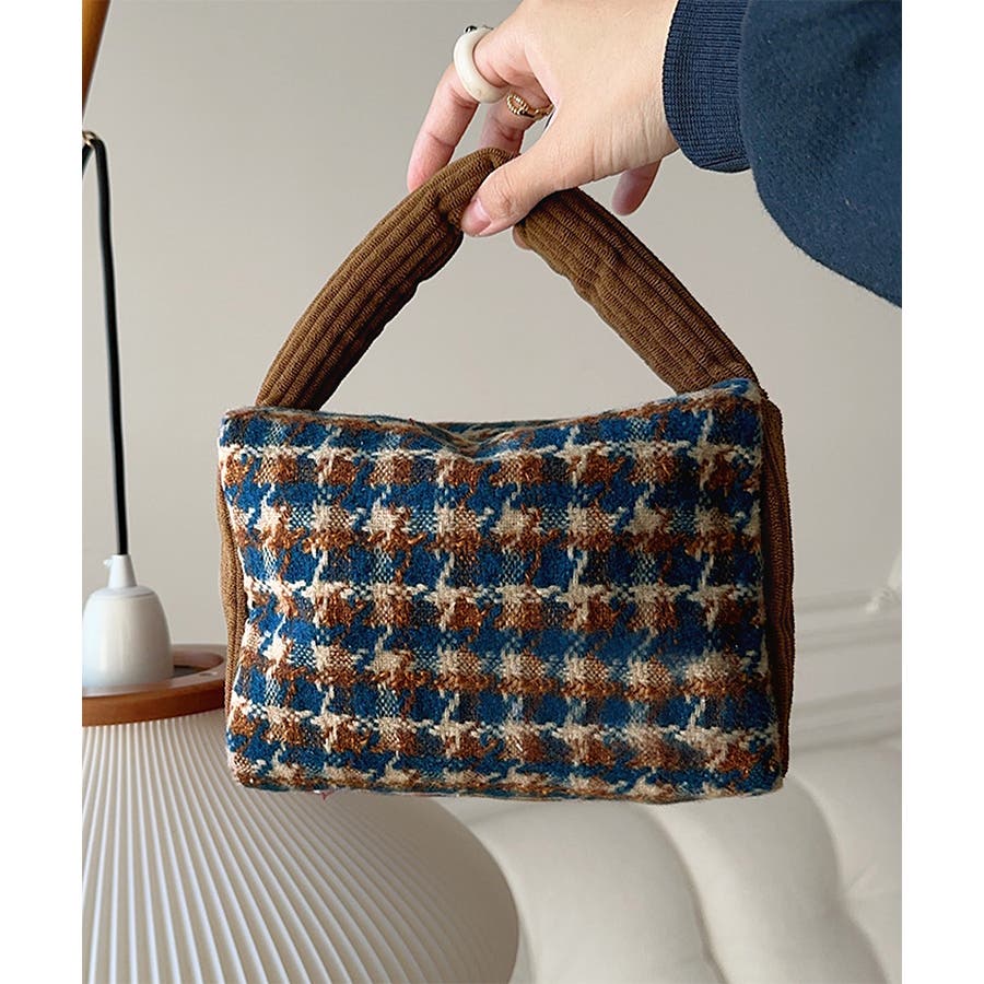 バッグ ハンドバッグ 千鳥格子[品番：ZI000010170]｜IRADOWL（アイラ