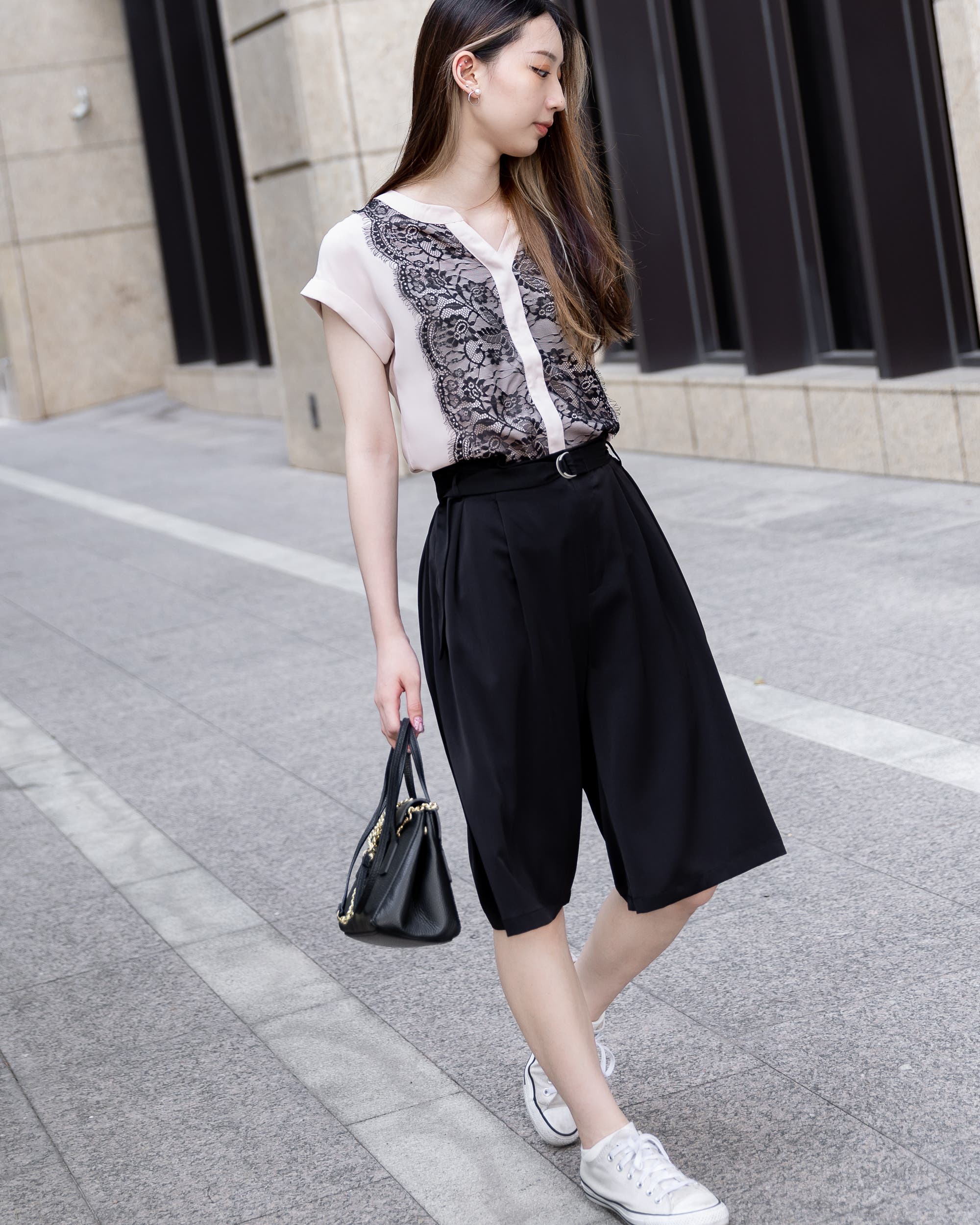 タックデザインキュロット[品番：LVLW0000325]｜Frenchic