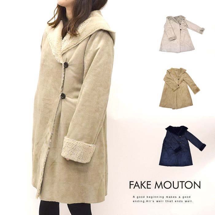 フェイクファーコート[品番：UDOW0000675]｜LIFE STYLE ablana