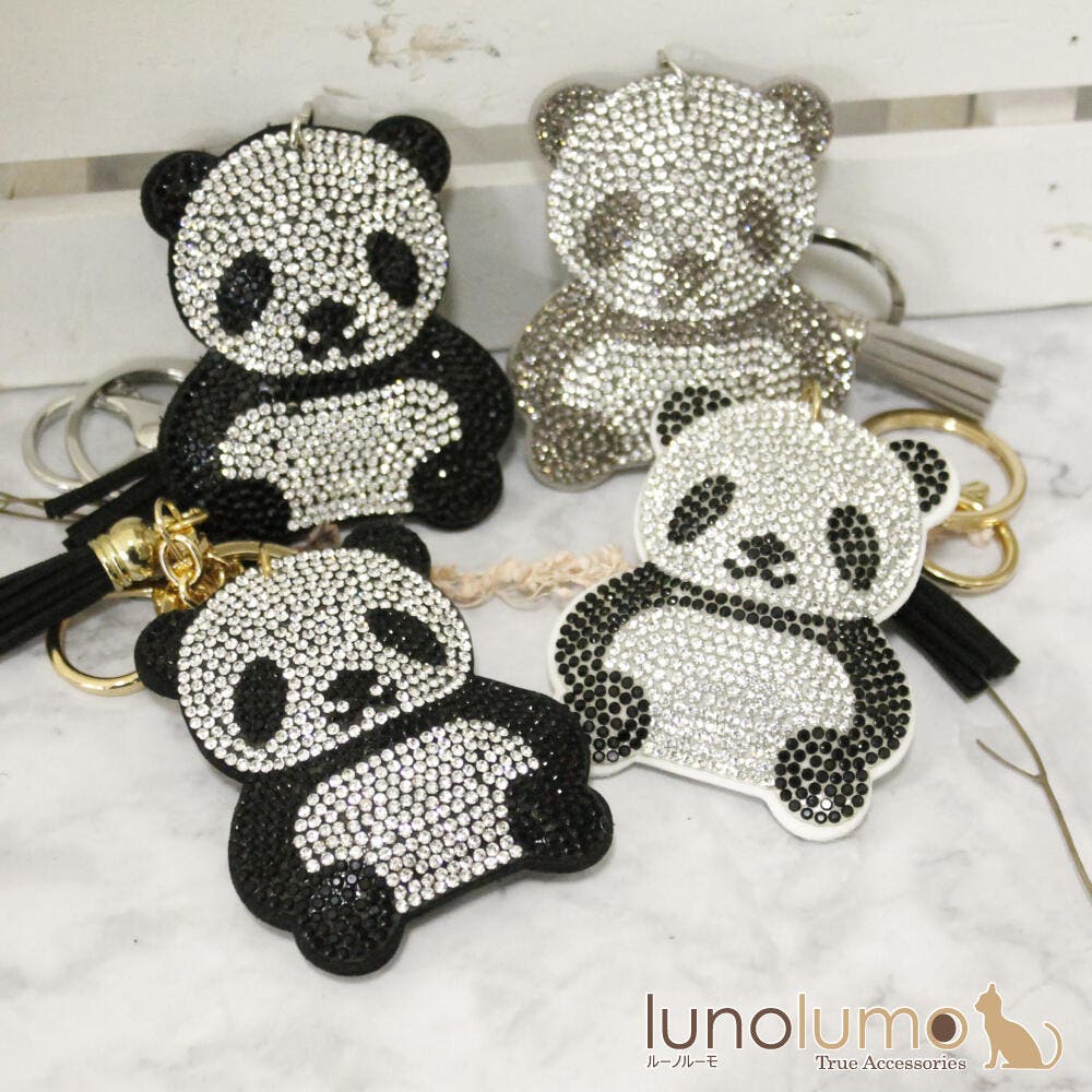 キーホルダー バッグチャーム パンダ[品番：LNLA0008829]｜lunolumo