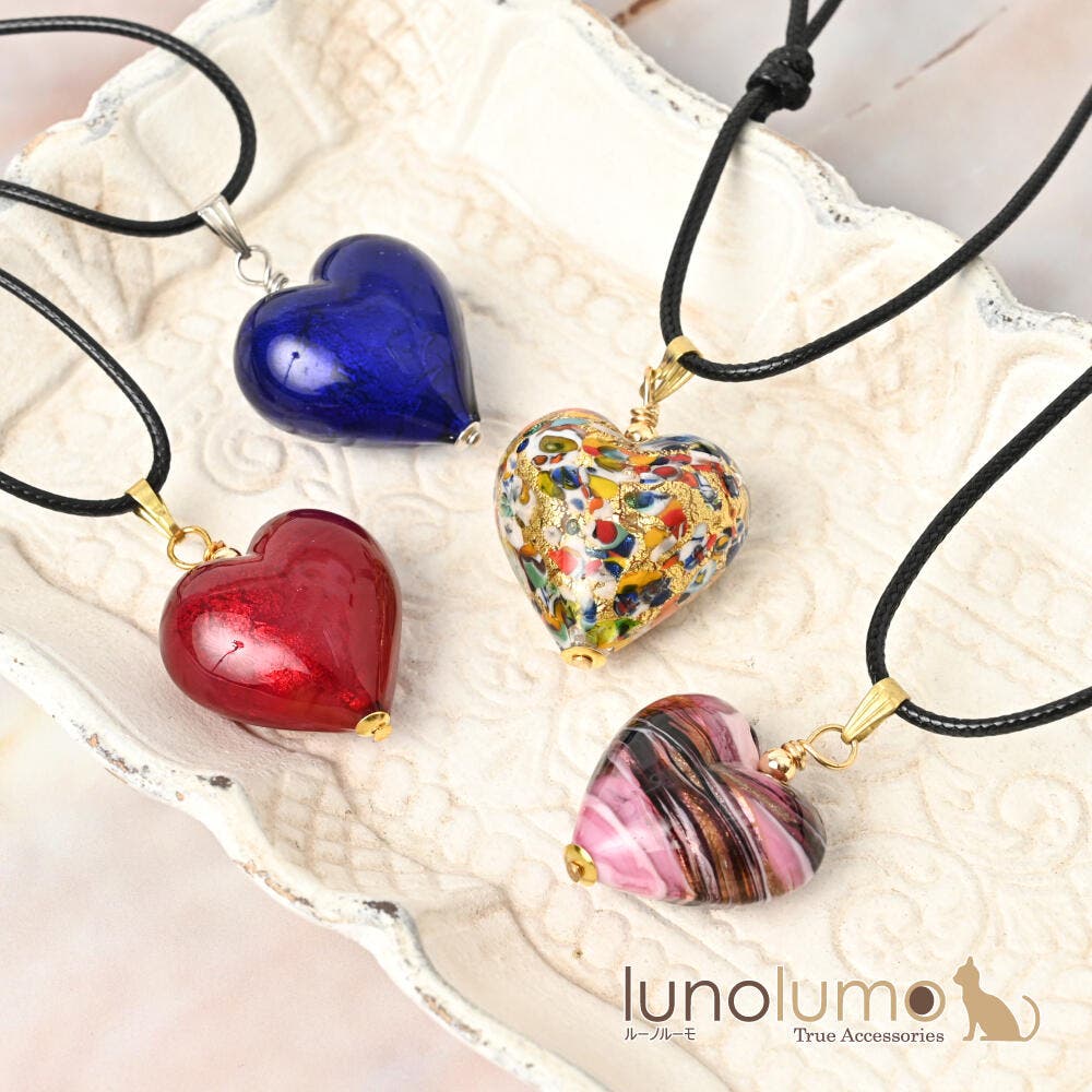 極美品✨エルコーレ・モレッティ ムラーノ ロングネックレス ベネチアンガラス 未使用 ERCOLE MORETTI murano ベネチアングラス ムラーノ