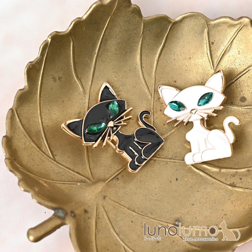 ブローチ レディース 猫[品番：LNLA0010488]｜lunolumo
